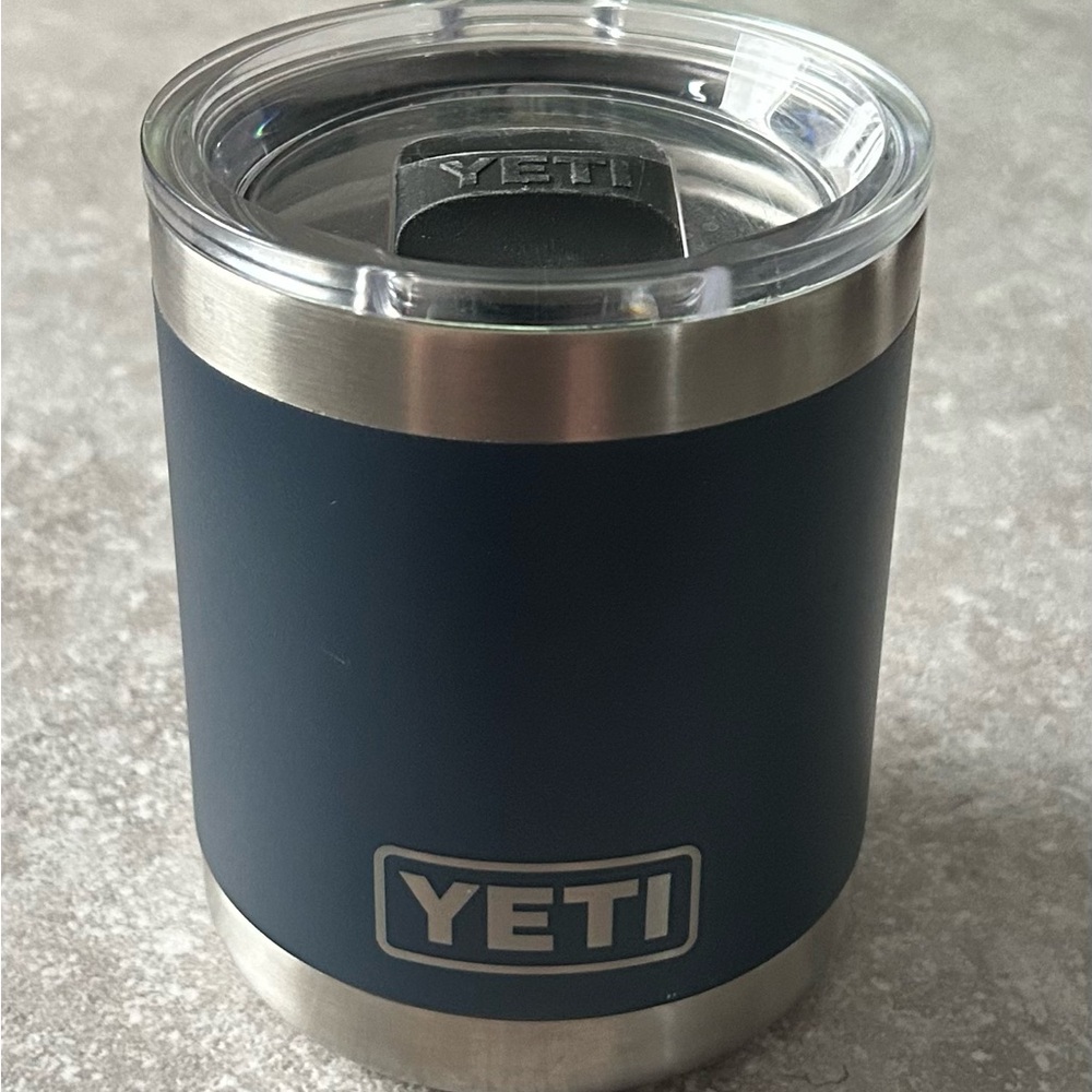 YETI Navy Lowball Rambler 10oz